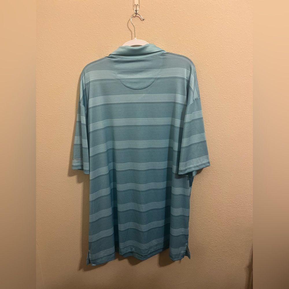 Hogan Light Blue Striped Polo Shirt - Picture 2 of 3
